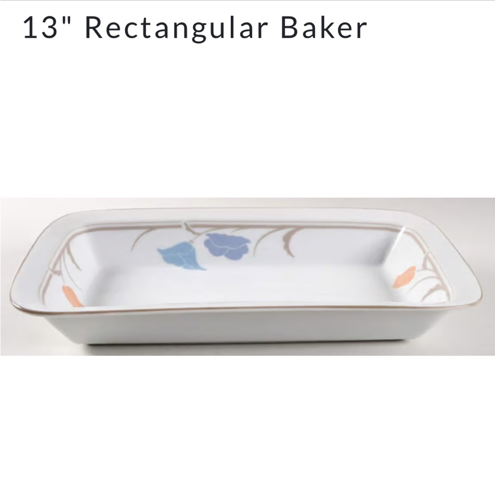 La Tulipe Taupe by DANSK. 13” baking dish